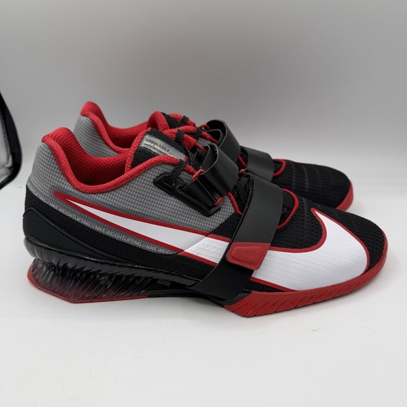 Nike Romaleos 4 Weightlifting Shoes Men\'s Size 8.5 Black Red CD3463-003 main image 6